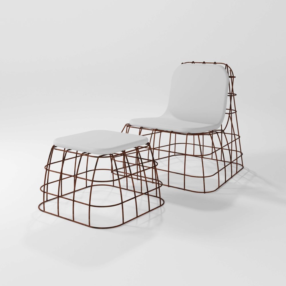 Fil di ferro collection – sedute Simone Micheli