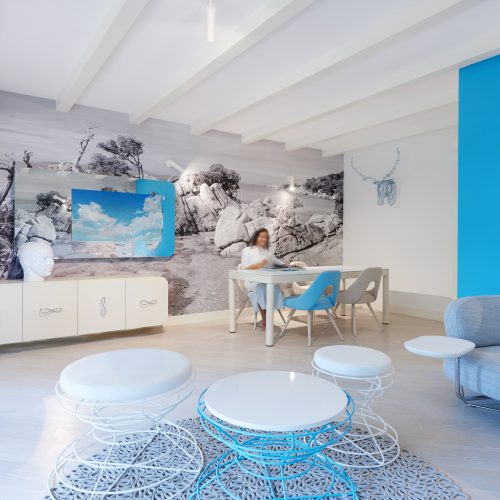 Light blue Apartment