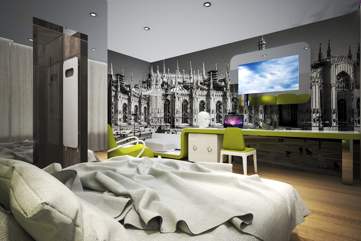 The street Milano Duomo new suites Simone Micheli